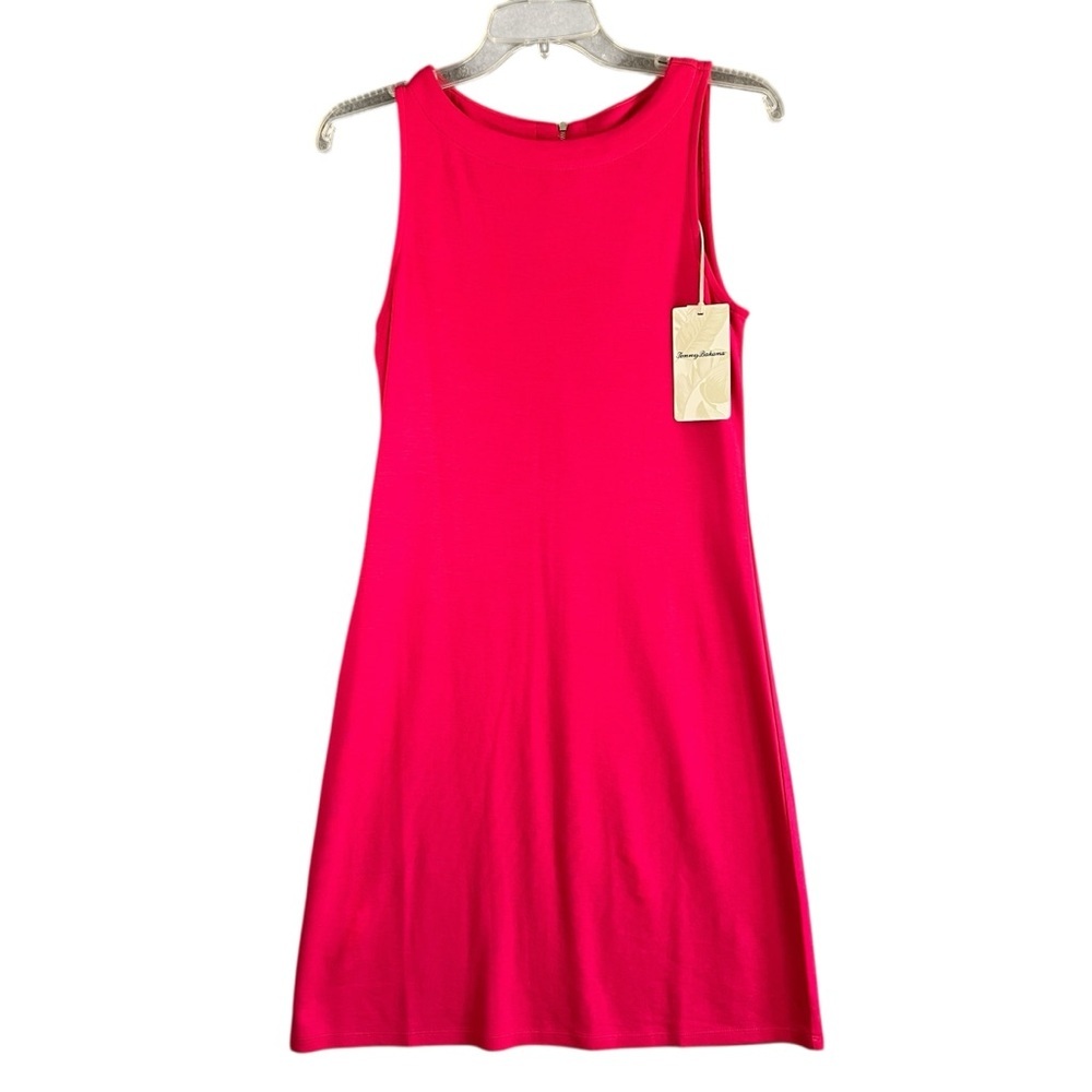 TOMMY BAHAMA The Darcy Sleeveless Sheath Dress Pink Size Extra Small NWT - Picture 2 of 13